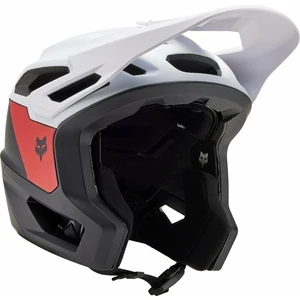 FOX Dropframe Pro Helmet Black/White S Cască bicicletă