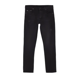 Trendyol Men's Anthracite Slim Fit Scratched Destroyed Denim Jeans.