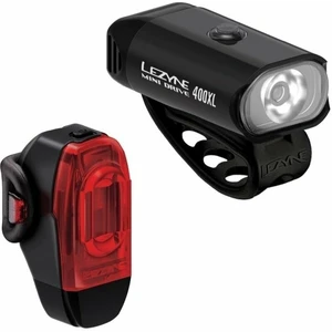 Lezyne Mini Drive 400XL/KTV Drive+ Pair Black/Black Front 400 lm / Rear 40 lm Oświetlenie rowerowe