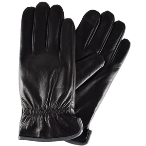 Semiline Man's Men Leather Antibacterial Gloves P8217-4