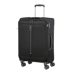 Samsonite Látkový cestovní kufr Popsoda Spinner 66 cm 68/73,5 l - černá