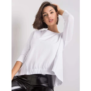 White blouse with 3/4 sleeves