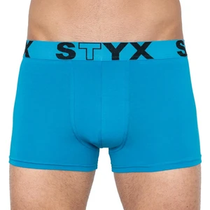 Men&#39;s boxers Styx sports rubber light blue (G969)