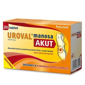 UROVAL manosa AKUT 20 tablet