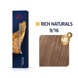 Wella Professionals Koleston Perfect ME+ Rich Naturals permanentná farba na vlasy odtieň 9/16 60 ml