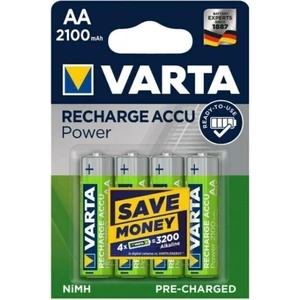 Varta HR06 Accu 2100mAh R2U 4xAA AA batérie