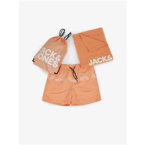 Pantaloncini da bagno da uomo Jack & Jones Towel & Backpack Set