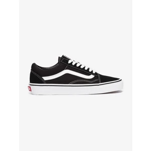 Černo-bílé tenisky se semišovými detaily VANS Old Skool