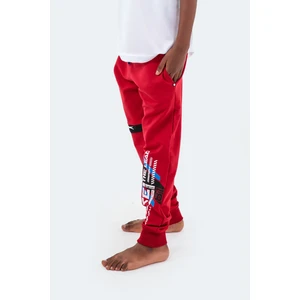 Slazenger Devan Kids Unisex Sweatpants Red