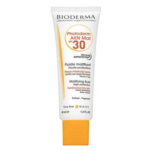 Bioderma Photoderm AKN Mat SPF30 Matifying Fluid mlieko na opaľovanie pre citlivú pleť 40 ml