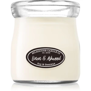 Milkhouse Candle Co. Creamery Linen & Ashwood vonná svíčka 142 g