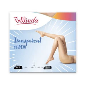Bellinda 
TRANSPARENT 15 DEN - Vysoko priehľadné pančuchové nohavice - čierna