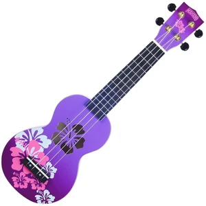 Mahalo Hibiscus Sopránové ukulele Hibiscus Purple Burst