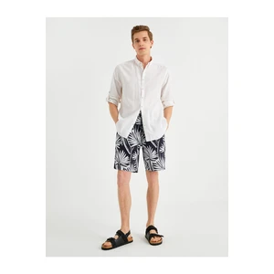 Koton Palm Print Chino Shorts