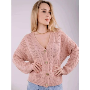 Pink cardigan LeMonada cxp1079.dirty pink