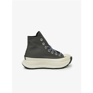 Grey Ankle Sneakers on the Converse Chuck 70 AT CX Platform - Women