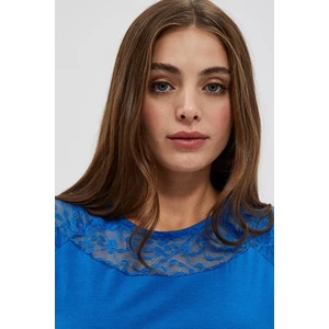 Lace blouse Moodo - blue