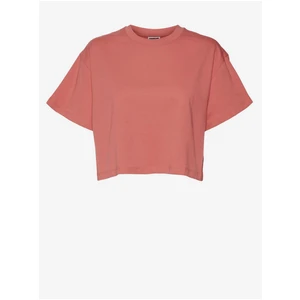 Brick crop top T-shirt Noisy May Alena - Women