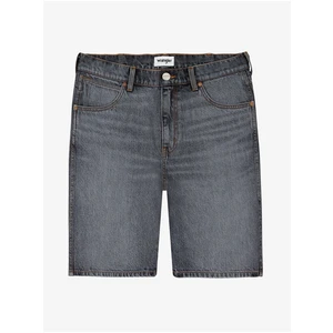 Grey Mens Denim Shorts Wrangler - Men