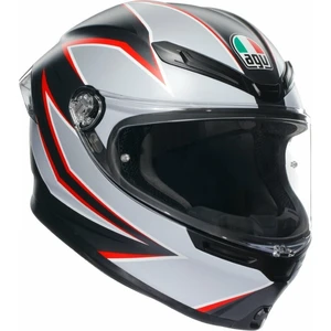 AGV K6 S Matt Black/Grey/Red L Bukósisak