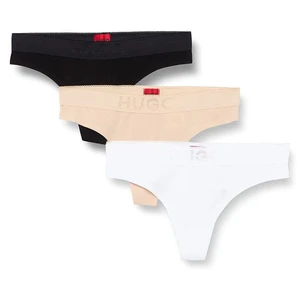 Hugo Boss 3 PACK - dámská tanga HUGO 50480163-965 XXL