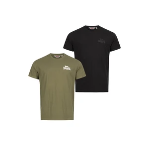 T-shirt da uomo Lonsdale 114096-Black/Olive