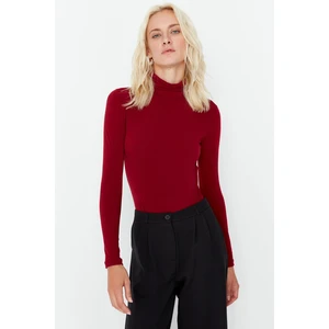 Trendyol Bodysuit - Burgundy - Slim fit