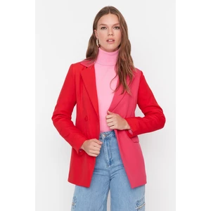 Trendyol Jacket - Red - Regular fit