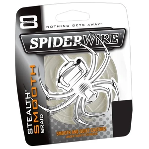 Spiderwire splétaná šňůra stealth smooth 8 průhledná-průměr 0,35 mm / nosnost 40,8 kg / návin 1 m