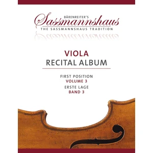 Bärenreiter Viola Recital Album, Volume 3 Noten