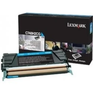 Lexmark C748H2CG azúrový (cyan) originálny toner