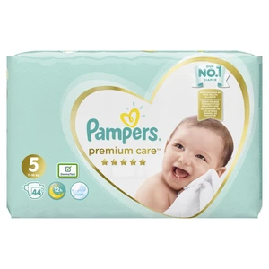 PAMPERS Premium Care jednorazové plienky veľ. 5, 44 ks, 11-16 kg