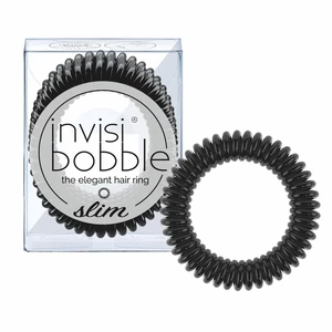 InvisiBobble Slim True Black 3 pcs gumka do włosów