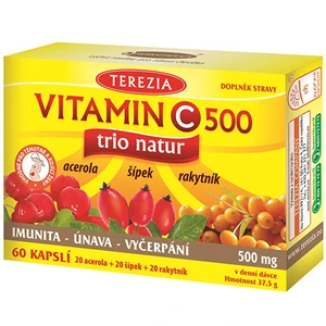 TEREZIA VITAMÍN C 500 mg trio natur