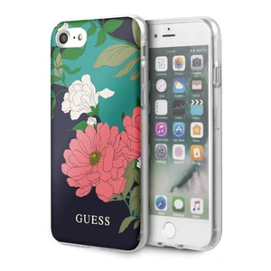 Tok Guess Flower Shiny N.1 for iPhone SE/8/7, fekete