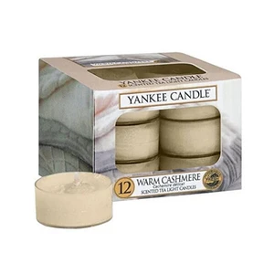 Yankee Candle Aromatické čajové svíčky Warm Cashmere 12 x 9,8 g