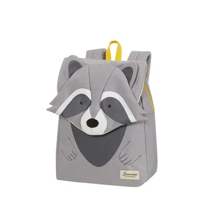 Samsonite Dětský batoh Happy Sammies S+ Raccoon Remy 11 l - šedá