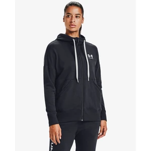 Under Armour Rival Fleece FZ Hoodie Dámská mikina 1356400-001 Black S