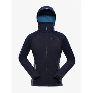 Women's softshell jacket with membrane ALPINE PRO LANCA mood indigo