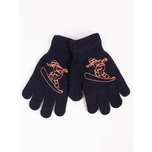 Yoclub Kids's Gloves RED-0012C-AA5A-021