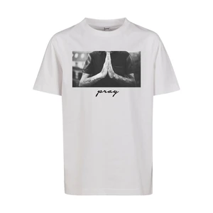 Kids Pray Tee White