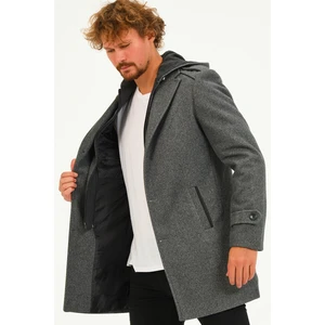 PLT8401 DEWBERRY MEN'S COAT-DARK GREY