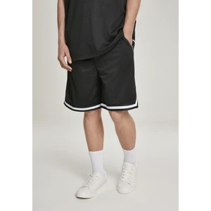 Premium Stripes Mesh Shorts Black