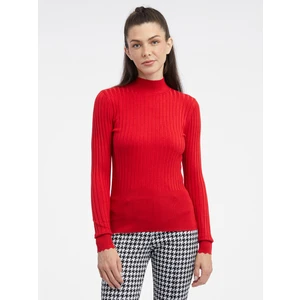 Orsay Red Women's Ribbed Sweater - Women