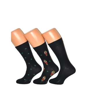 Cornette Premium A48 Christmas socks A'3 39-47 navy blue