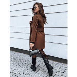 Women's coat QASAR chocolate Dstreet