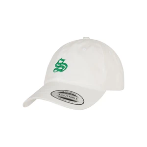 Letter White Low Profile Cap S