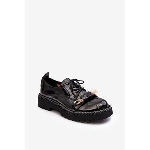 Women's Patented Shoes D&A Black