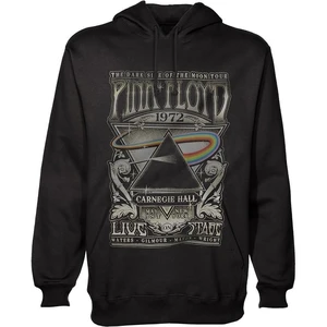 Pink Floyd Carnegie Hall Poster Black-Grey S Music Hoodie