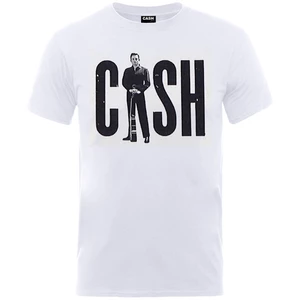 Johnny Cash Koszulka Standing Cash Biała XL